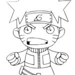 hình naruto chibi chưa tô màu cho bé