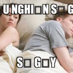 Hiếu nghiện sẽ gầy Sẽ gầy - Couple thinking in bed Meme ...