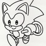 tô màu sonic chibi