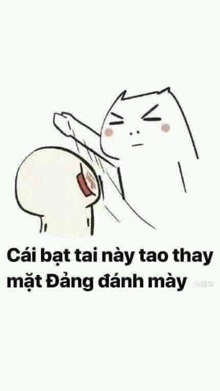 Meme tát biểu cảm phẫn nộ hài hước